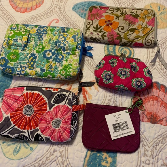 Vera Bradley Handbags - Vera Bradley Variety Collection of Wallets, Coin Purses and Makeup Bags